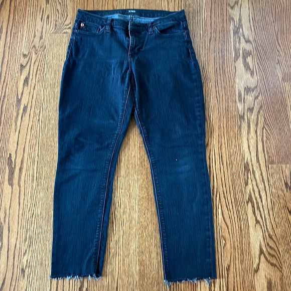 Hudson Black Jean Raw Hem 29 - Picture 2 of 7